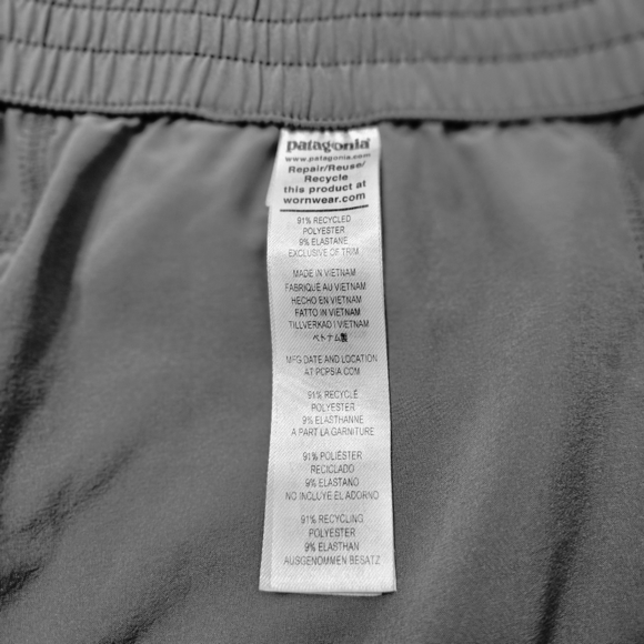 Patagonia Womens Gorpcore Stretch Bluish Gray Shorts Size M - Picture 5 of 5